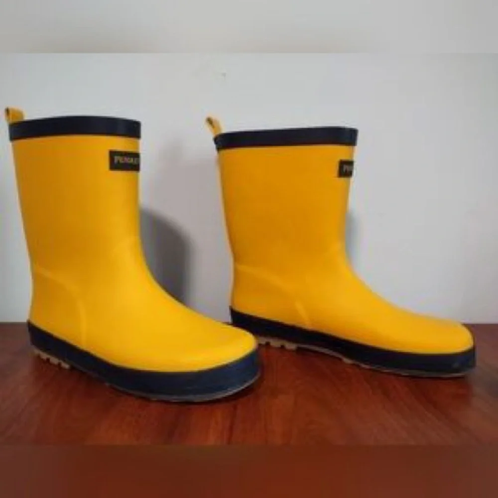 Kids Yellow Waterproof Rain Boots